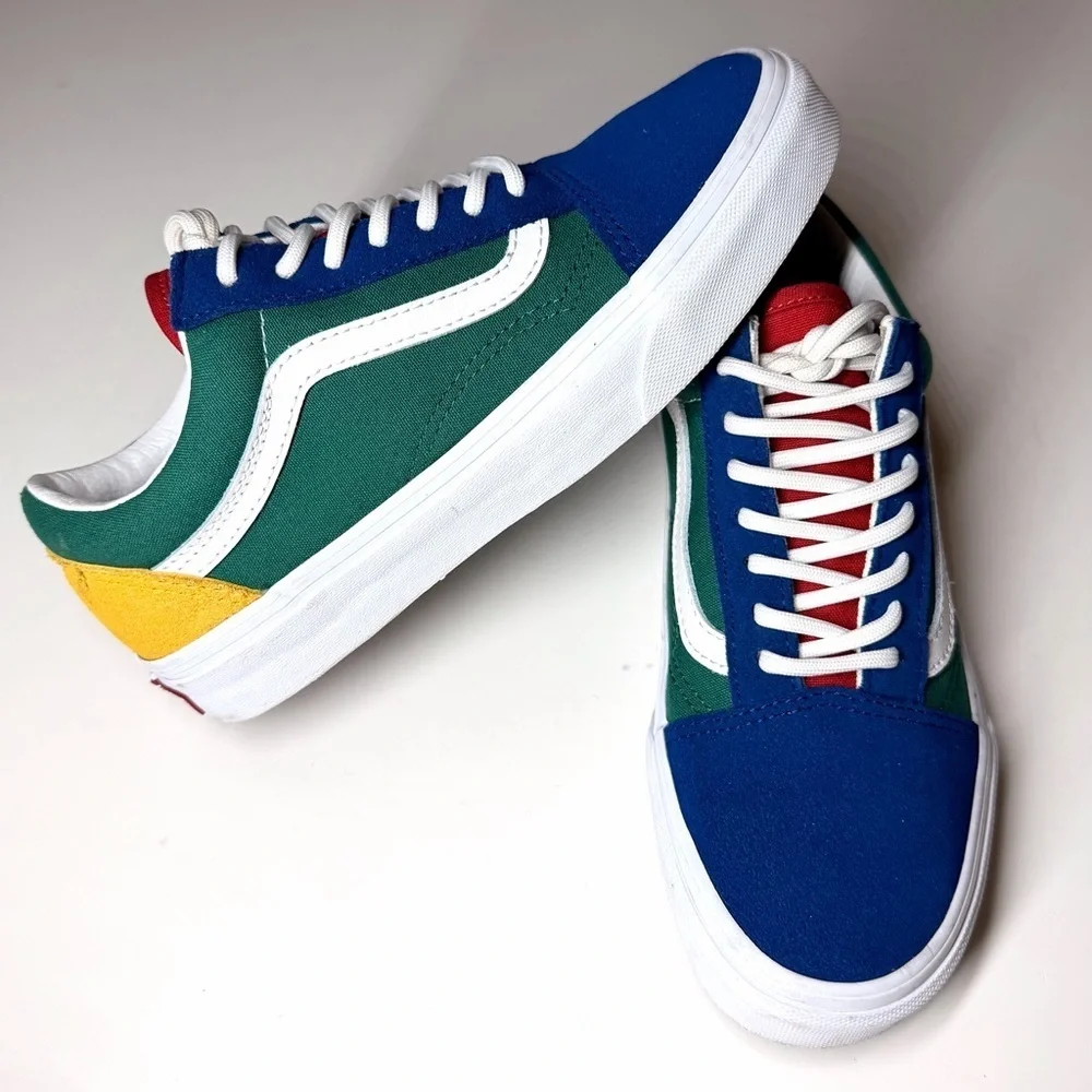 Vans Women’s Yacht Club Old Skool Athletic Skateboard Shoes Size- 6